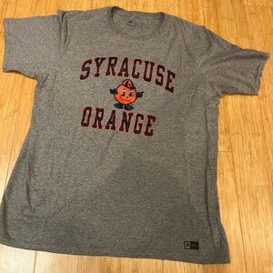 Russell Athletic Gray Short Sleeve Syracuse Tee